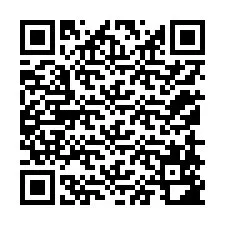 Código QR para número de teléfono +12158582519