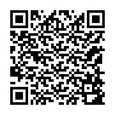 Kode QR untuk nomor Telepon +12158582525