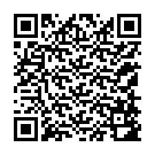 Código QR para número de teléfono +12158582530