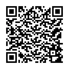 Código QR para número de teléfono +12158582595