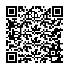 QR-koodi puhelinnumerolle +12158582596