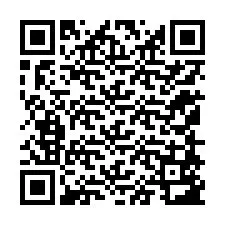 Código QR para número de telefone +12158583032