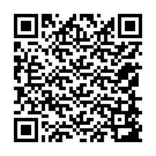 QR-code voor telefoonnummer +12158583033