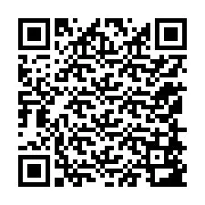 QR-код для номера телефона +12158583036