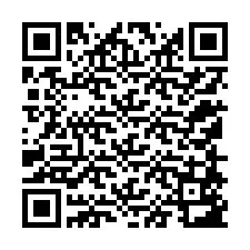 Código QR para número de teléfono +12158583038