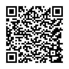 QR код за телефонен номер +12158583039