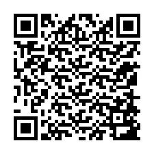 QR-koodi puhelinnumerolle +12158583186