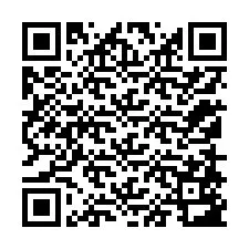 Kode QR untuk nomor Telepon +12158583189