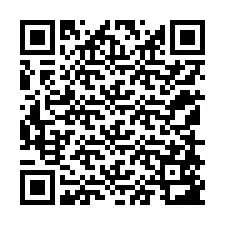 QR код за телефонен номер +12158583190