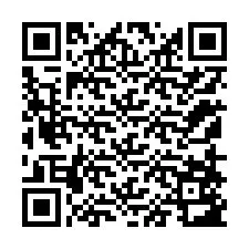 QR код за телефонен номер +12158583301