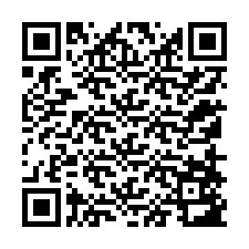 QR-koodi puhelinnumerolle +12158583308