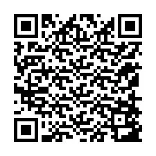 QR-koodi puhelinnumerolle +12158583312