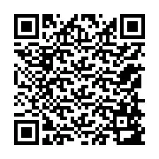 QR-koodi puhelinnumerolle +12158583567