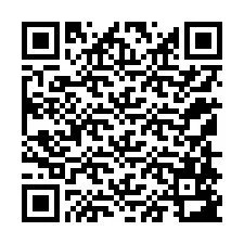 QR-код для номера телефона +12158583570