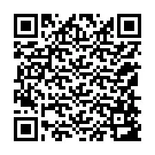 QR-код для номера телефона +12158583574