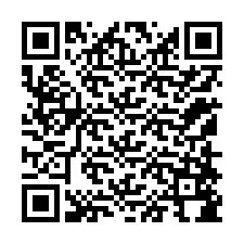 QR код за телефонен номер +12158584251