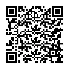 Código QR para número de telefone +12158584254