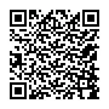 QR Code สำหรับหมายเลขโทรศัพท์ +12158584257