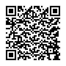 QR код за телефонен номер +12158584698