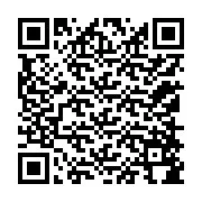 QR-код для номера телефона +12158584699