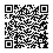 Kode QR untuk nomor Telepon +12158584702