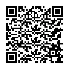 Codice QR per il numero di telefono +12158584705