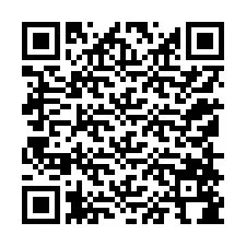 QR код за телефонен номер +12158584738