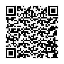 Código QR para número de teléfono +12158584740