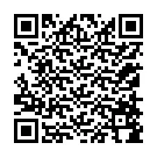 QR код за телефонен номер +12158584749