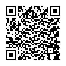 Kode QR untuk nomor Telepon +12158584752