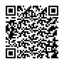 QR код за телефонен номер +12158586004