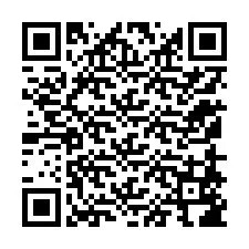 QR-код для номера телефона +12158586006