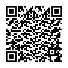 QR код за телефонен номер +12158586968