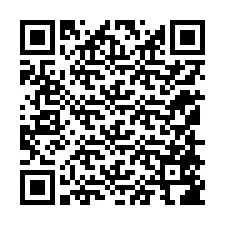 QR код за телефонен номер +12158586972