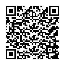 Codice QR per il numero di telefono +12158587091