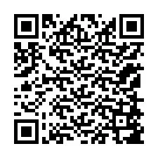 QR код за телефонен номер +12158587095