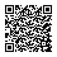 Codice QR per il numero di telefono +12158587099