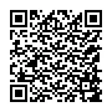 Kode QR untuk nomor Telepon +12158587564