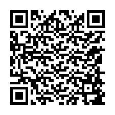 QR-koodi puhelinnumerolle +12158587566