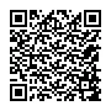 Código QR para número de teléfono +12158587567