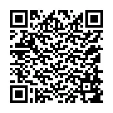 Codice QR per il numero di telefono +12158587568