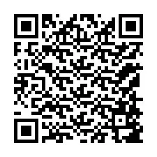 Kode QR untuk nomor Telepon +12158587571