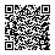 QR Code สำหรับหมายเลขโทรศัพท์ +12158587574