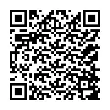 QR код за телефонен номер +12158587639