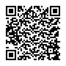 Kode QR untuk nomor Telepon +12158587644