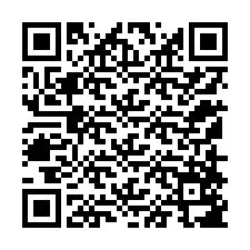 QR kód a telefonszámhoz +12158587654