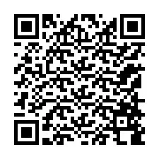 Codice QR per il numero di telefono +12158588765