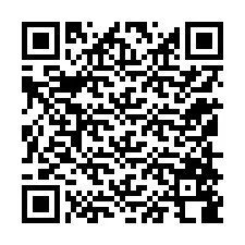 Codice QR per il numero di telefono +12158588766