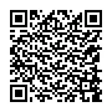 Kode QR untuk nomor Telepon +12158589082