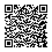 QR-код для номера телефона +12158589154